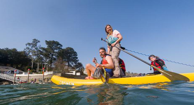 Stand-up paddleboarding