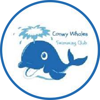 Logo: Conwy Whales Swimming Club