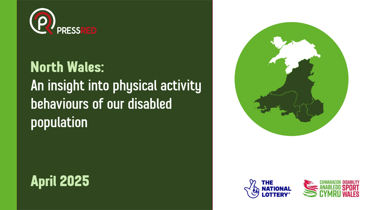 Logo: North Wales: An insight into physical activity behaviours of our disabled population
