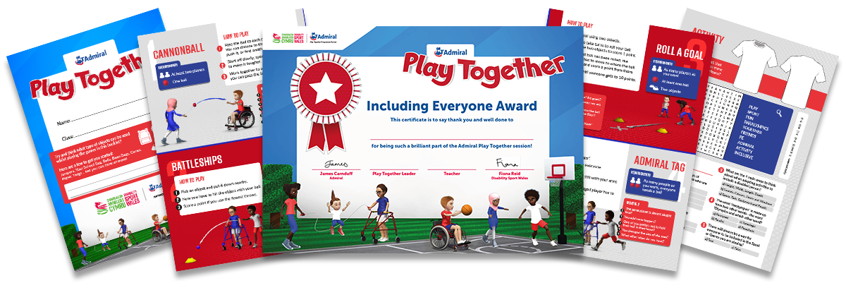 Example Play Together printed resources