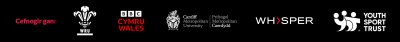 Supported by Welsh Rugby Union, BBC Cymru Wales, Cardiff Metropolitan University, Whisper Cymru and Youth Sport Trust.