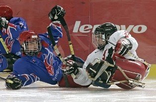 sledge ice hockey
